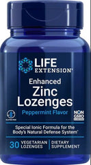 Enhanced Zinc Lozenges, Peppermint (EAN 737870196136) - 30 vegetarian lozenges