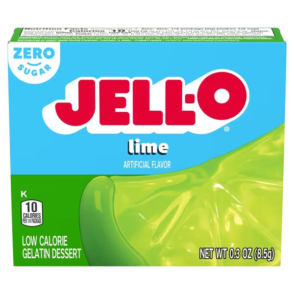 Sugar Free Gelatin Dessert, Lime - 8.5g