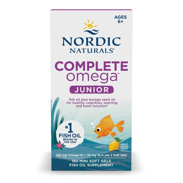 Complete Omega Junior, 283mg Lemon (EAN 768990891106) - 180 mini softgels