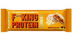 Fitking Protein Cookies, White Peanut - 6 cookies