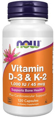 Vitamin D-3 & K-2 - 120 caps