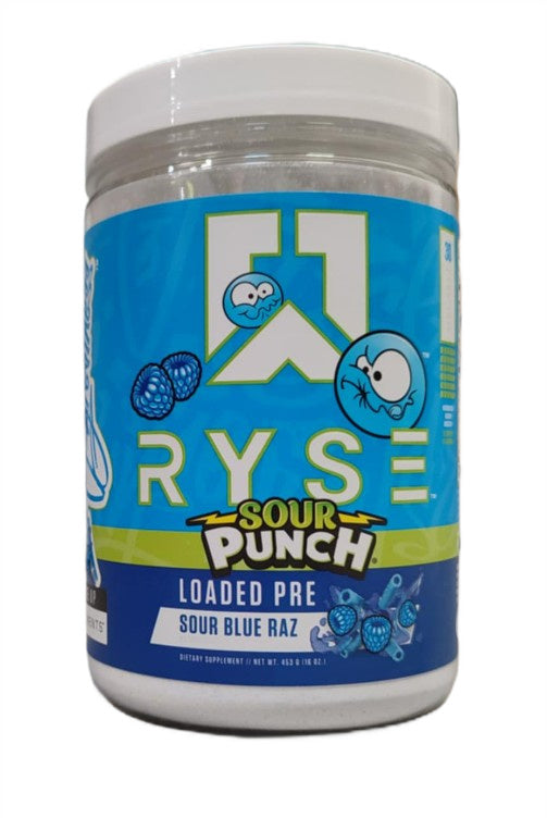 Loaded Pre, Sour Punch Sour Blue Raz (EAN 810137320922) - 453g