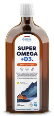 Super Omega + D3, 2900mg Omega 3 (Lemon) - 500 ml.