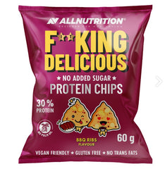 Fitking Delicious Protein Chips, BBQ Ribs - 60g