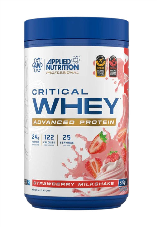 Applied Nutrition Critical Whey, Strawberry Milkshake  - 825g
