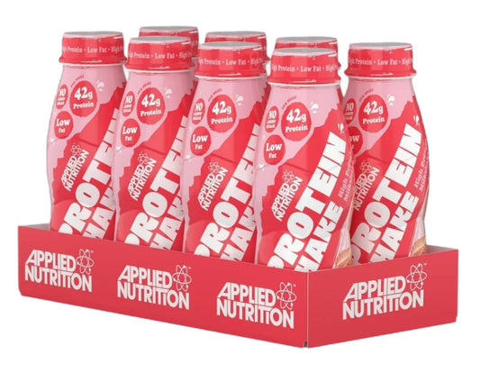 High Protein Shake, Strawberries & Cream (EAN 05056555200490) - 8 x 500 ml.