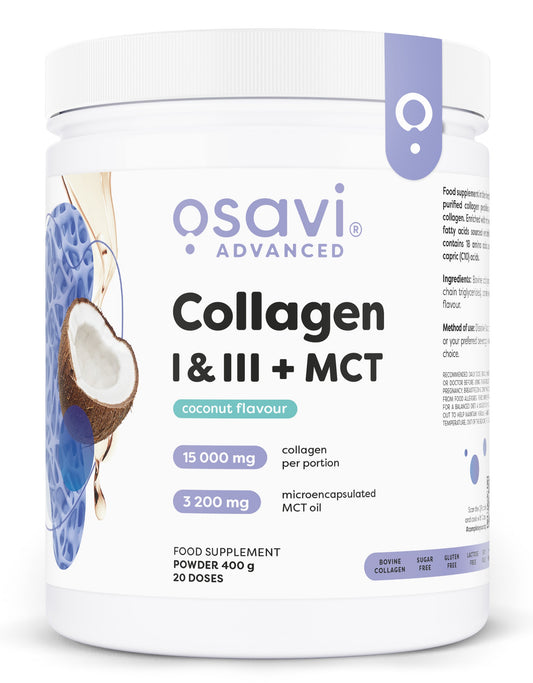 Collagen I & III + MCT, Coconut - 400g