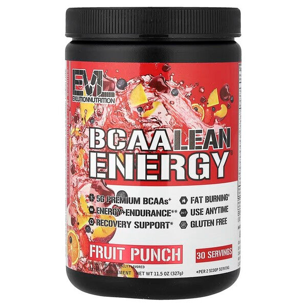 BCAA Lean Energy, Fruit Punch (EAN 810167100167) - 327g