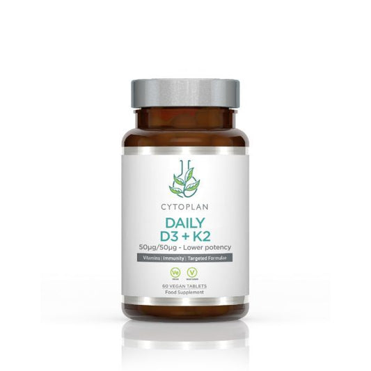 Daily D3 + K2 - 60 vegan tabs