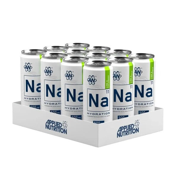 NA11 Hydration Cans, Lime & Cucumber - 12 x 330 ml.