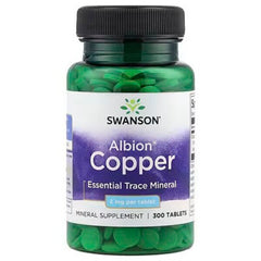 Albion Copper, 2mg - 300 tablets