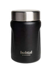 Bohtal Insulated Food Jar, Black - 550 ml.