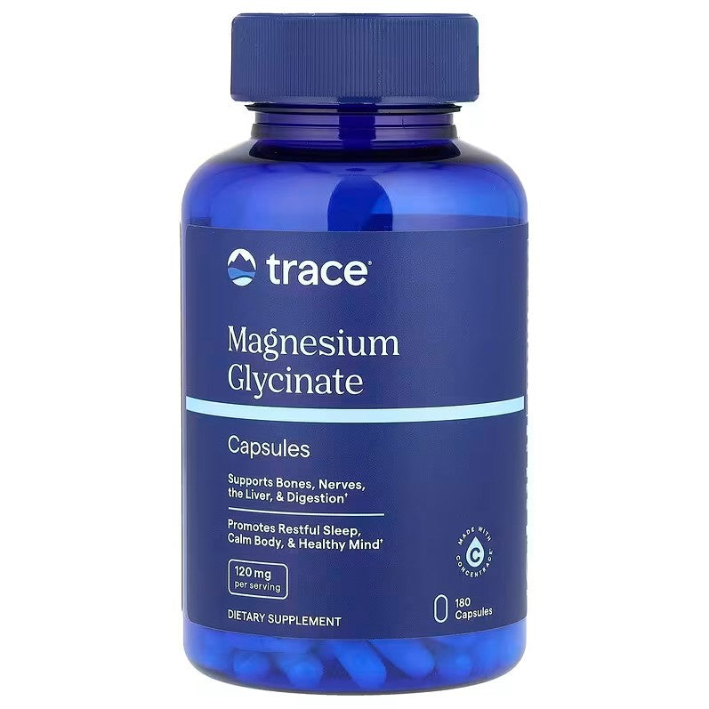 Magnesium Glycinate, 120mg - 180 caps