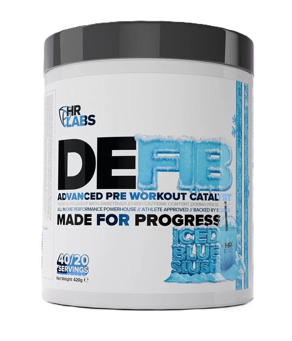 Defib Advanced Pre Workout Catalyst, Iced Blue Slush (EAN 5060662331015) - 420g