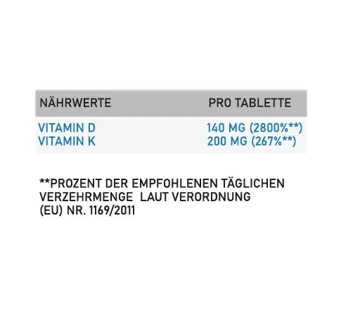 NNT Vitamin D3+K2 5600 IU 60 Tabletten - Lozipper 