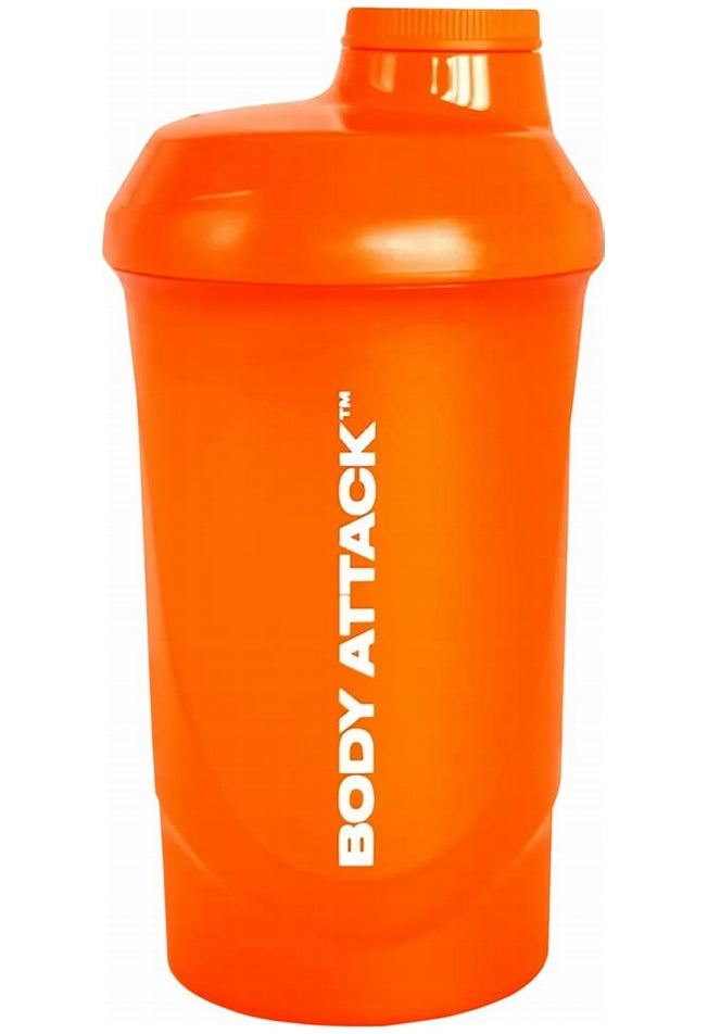 Body Attack Shaker 600ml Schwarz
