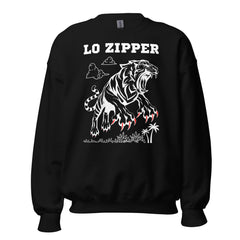 Unisex-Pullover Lo Zipper-Tiger