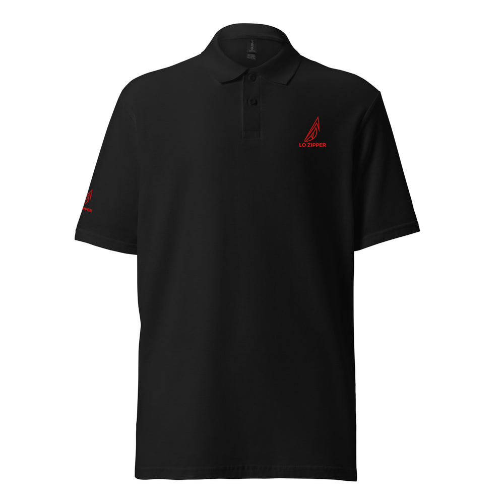 Lo Zipper Unisex Piqué-Poloshirt