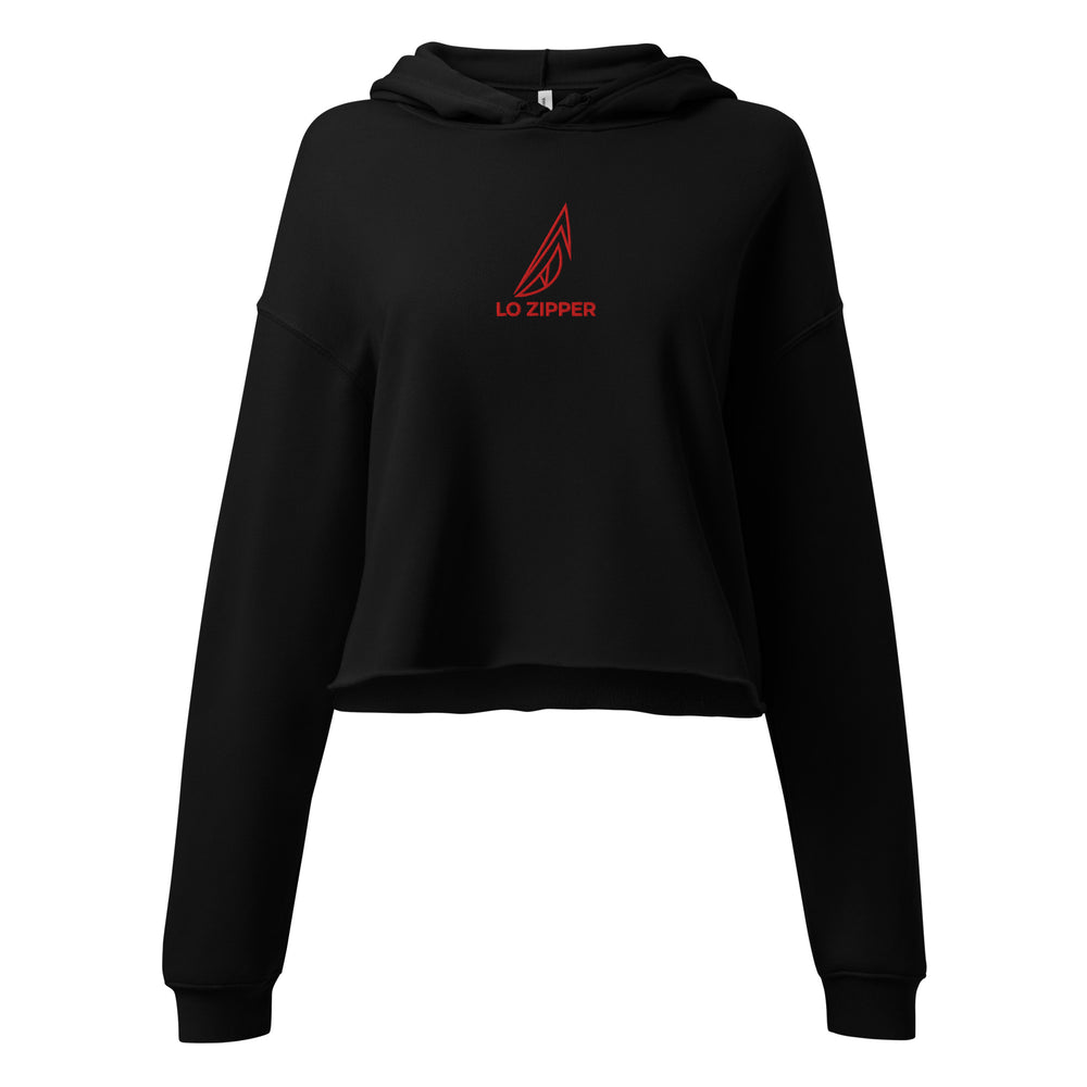 Lo Zipper Crop-Hoodie für Damen