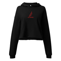 Lo Zipper Crop-Hoodie für Damen