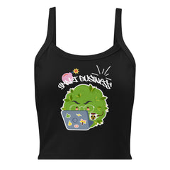 Damen Tanktop mit feiner Rippstruktur