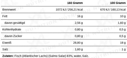 XXL Nutrition Lachsfilet 160g - Lozipper 
